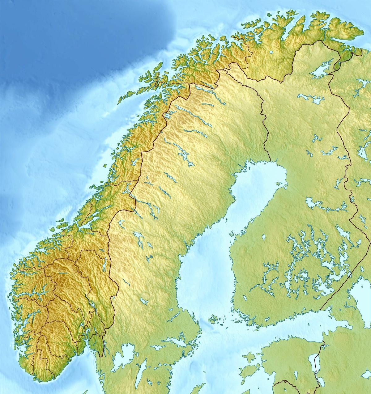 नक्शे के बादल नॉर्वे
