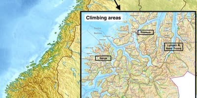 Tromsø नॉर्वे नक्शा