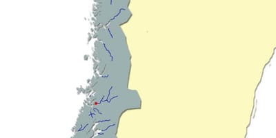 मानचित्र नॉर्वे के नदी