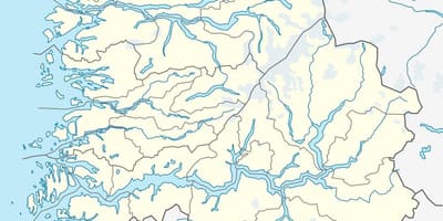 मानचित्र के पुराने नॉर्वे