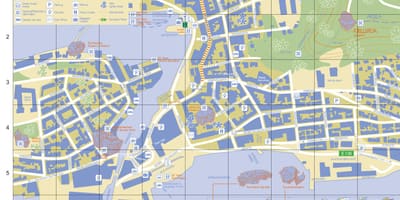 Aalesund, नॉर्वे शहर के नक्शे